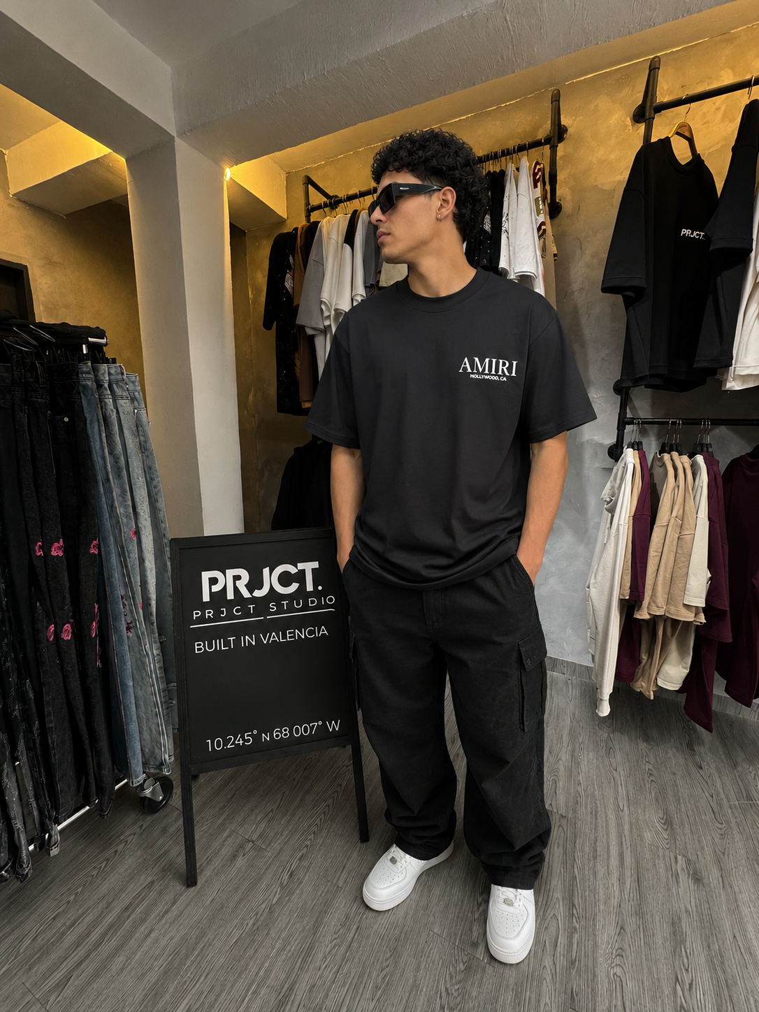 AMIRI BONE GRID