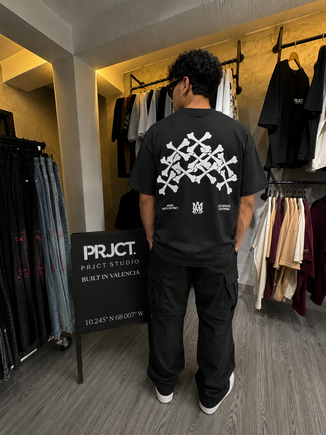 AMIRI BONE GRID