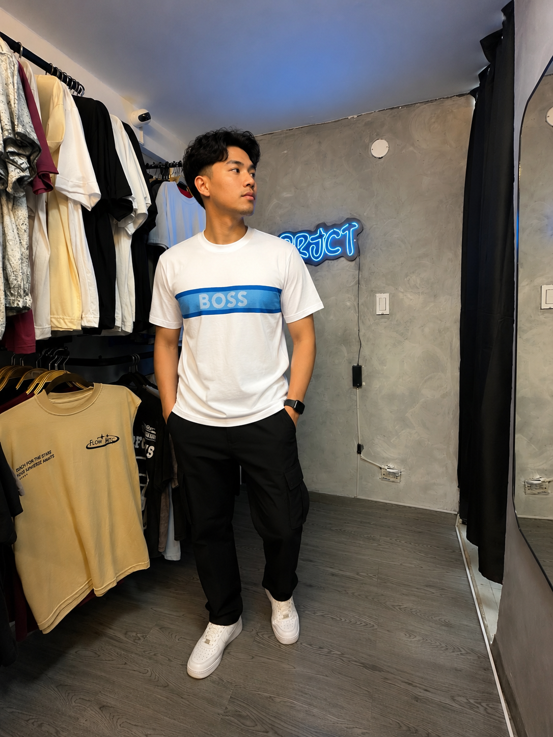 BOSS STRIPE BLUE