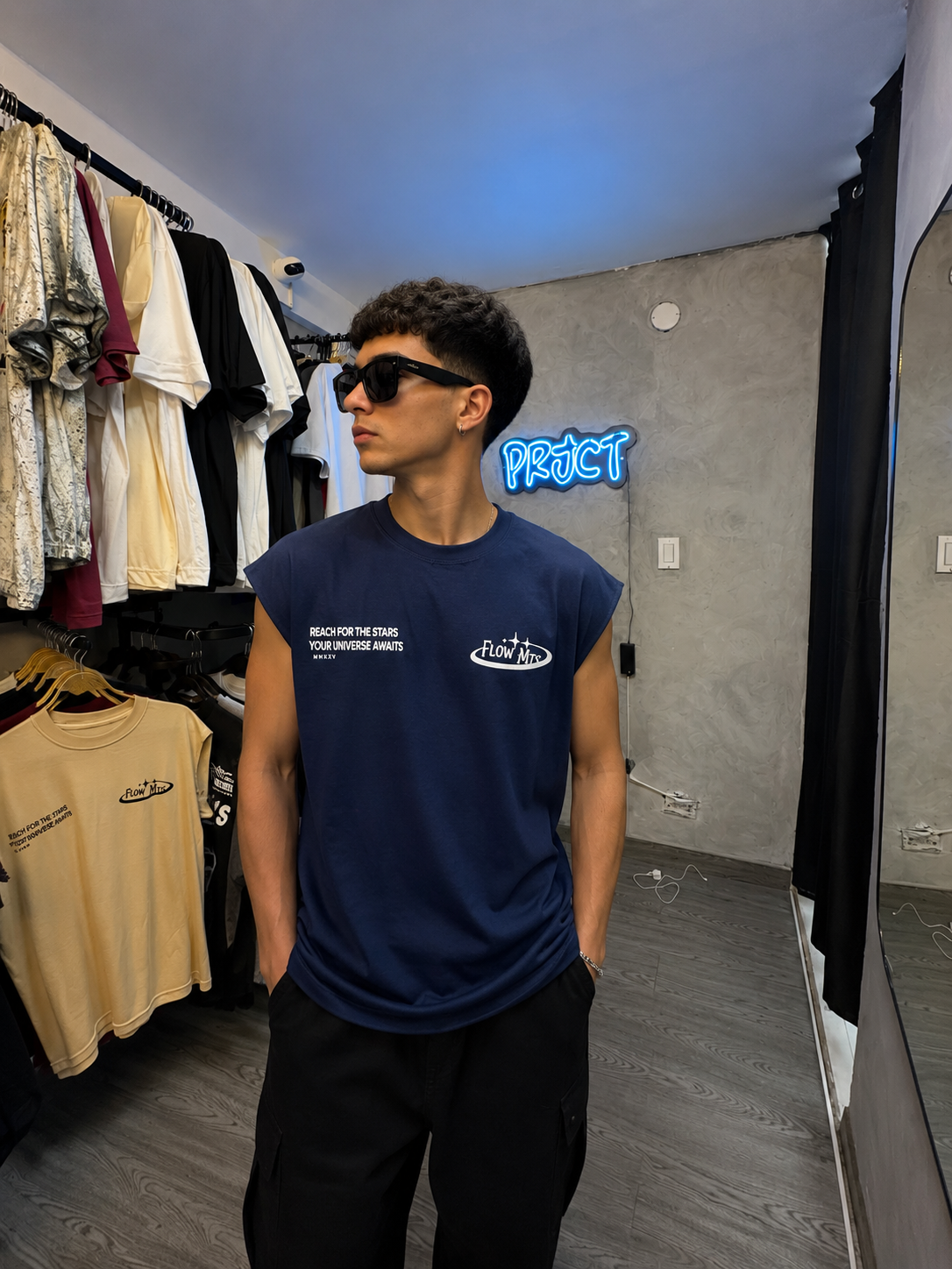MTS MUCLE TEE NAVY