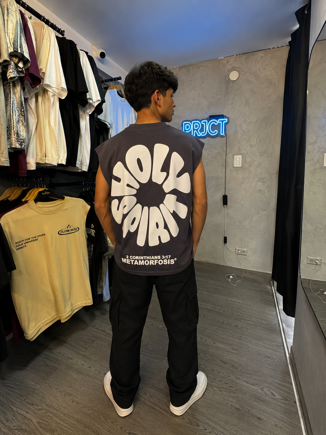 MTS MUSCLE TEE GRAPHITE
