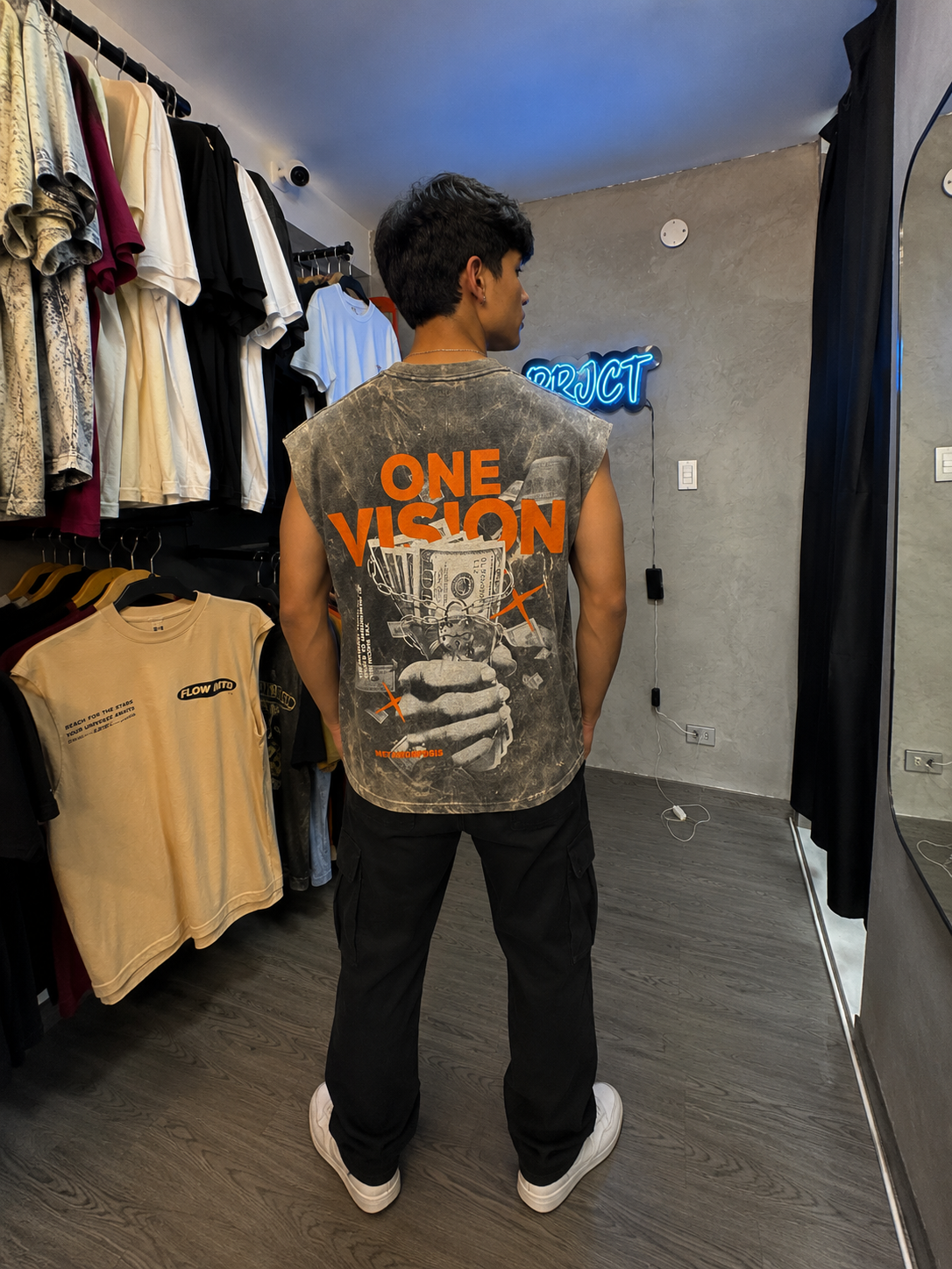 MTS MUSLCE TEE GREY